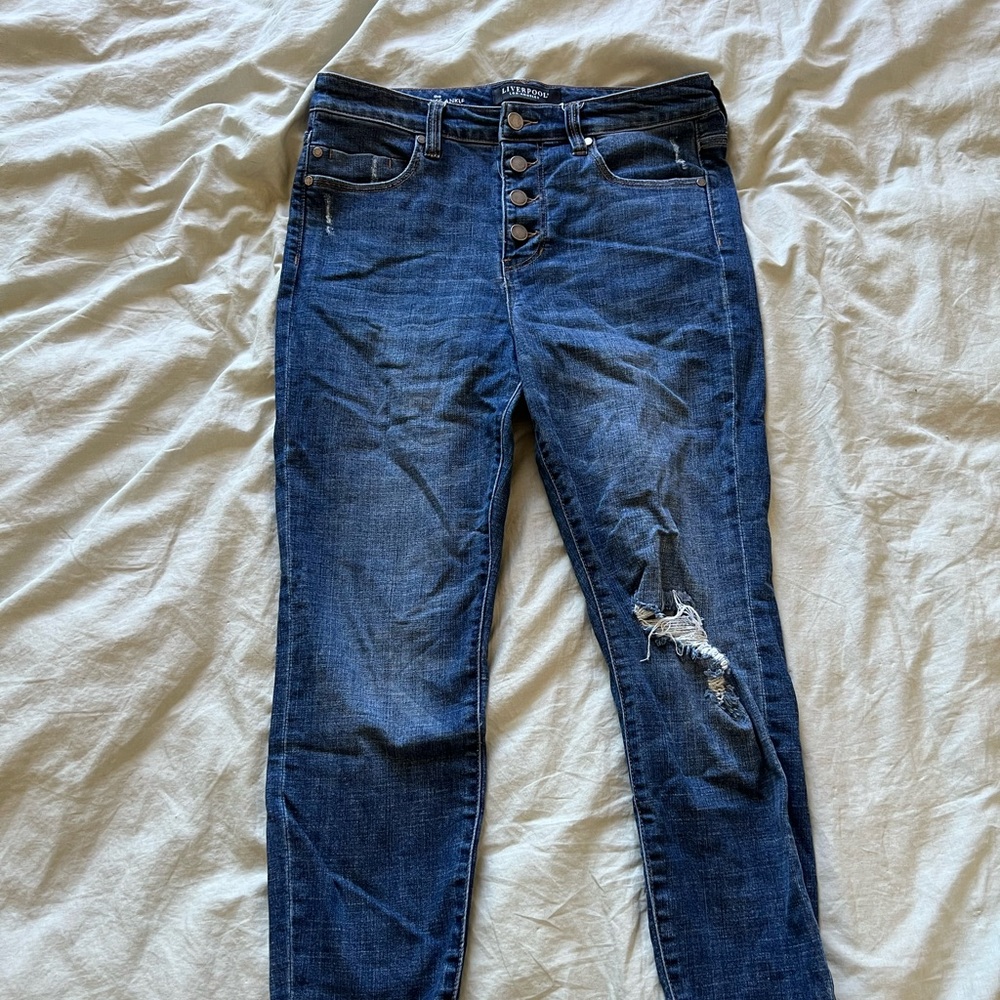 Liverpool jeans high rise ankle